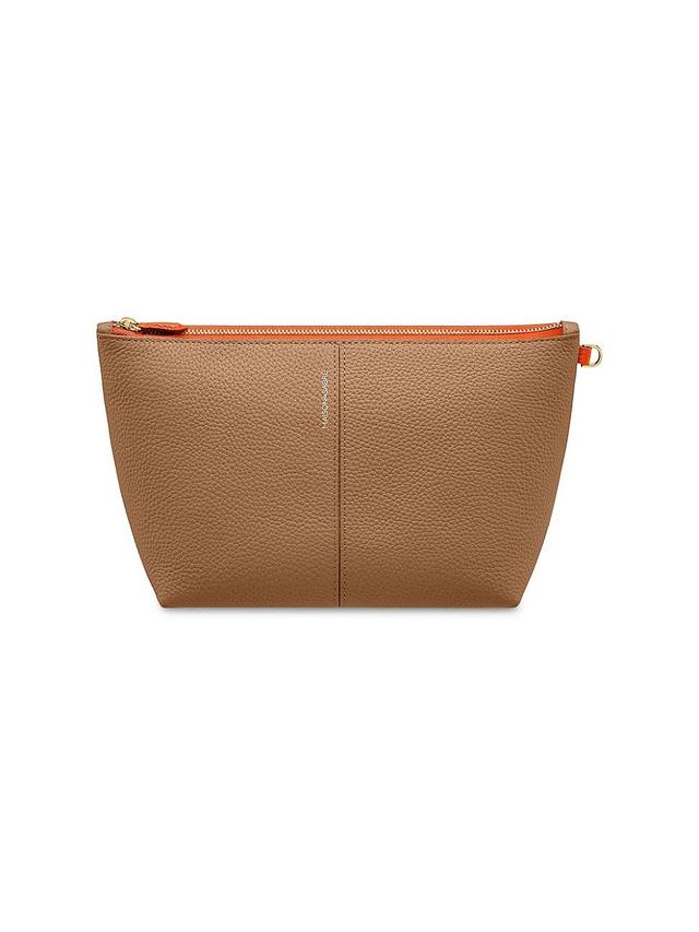 Womens Medium Leather Flaire Pouch Product Image