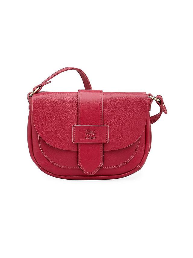 Womens Alloro Leather Crossbody Product Image