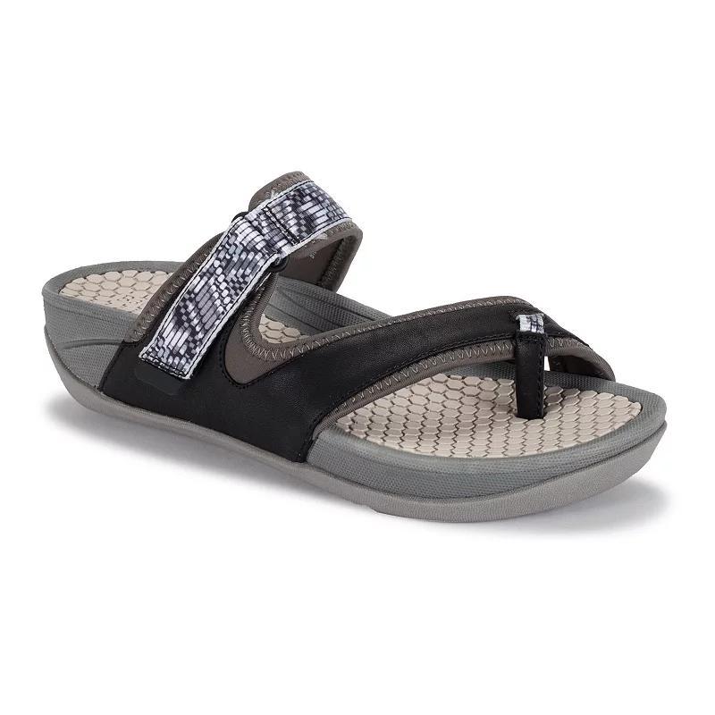 Baretraps Deserae Womens Thong Sandals Dark Grey Product Image