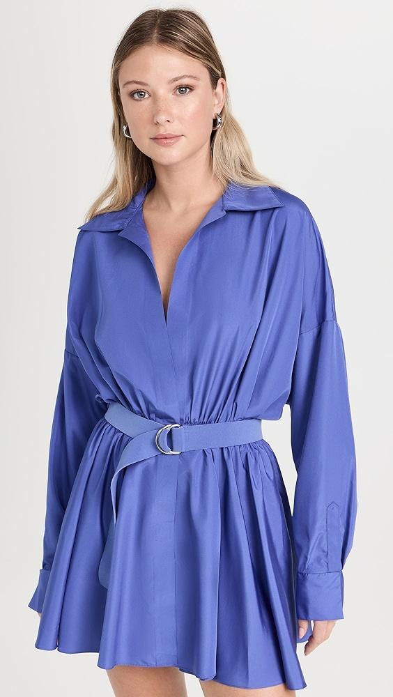 Norma Kamali Super Oversized Flared Mini Dress | Shopbop Product Image