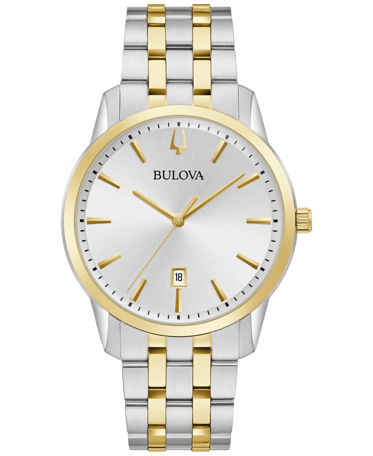 Bulova Men's Classic Sutton Two-Tone Stainless Steel Bracelet Watch Product Image