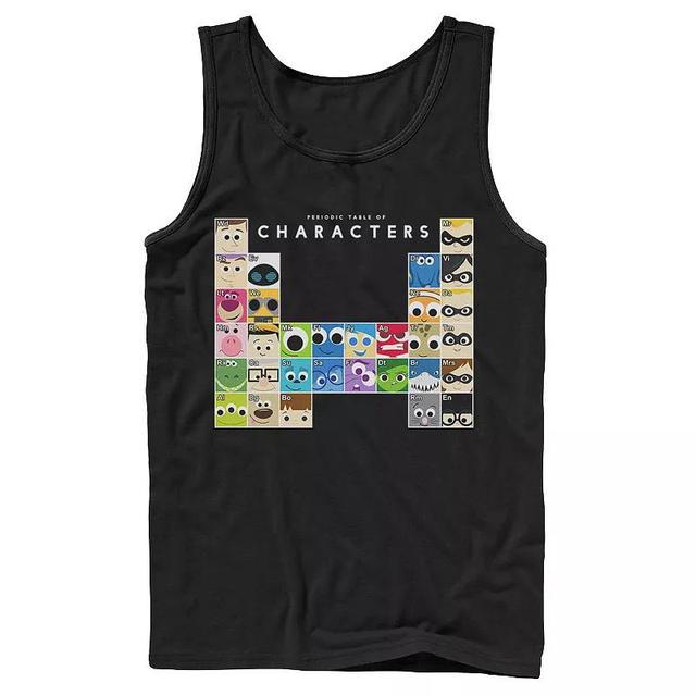 Mens Disney / Pixar Movie Characters Periodic Table Tank Top Product Image