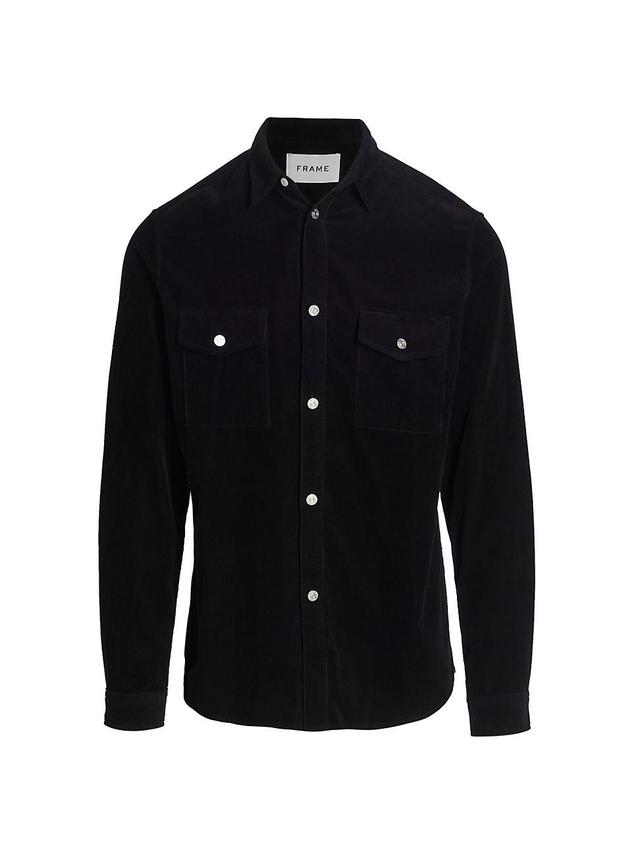 Mens Cotton Corduroy Overshirt Product Image