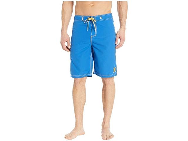 Hurley One Only Boardshort 22 (Team Royal/Yellow) Men's Swimwear Product Image