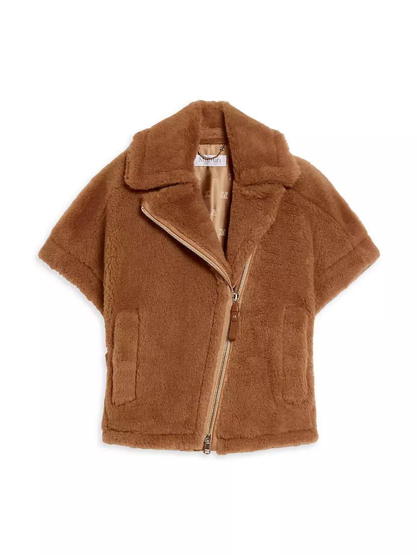 Newmanto Camel Wool Sherpa Jacket Product Image