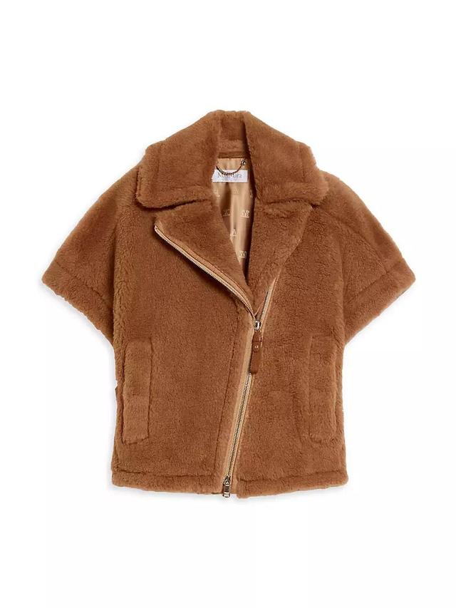 Newmanto Camel Wool Sherpa Jacket Product Image