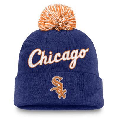 Chicago White Sox Peak Men's Nike MLB Cuffed Pom Beanie Product Image