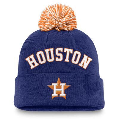 Houston Astros Peak Men's Nike MLB Cuffed Pom Beanie Product Image