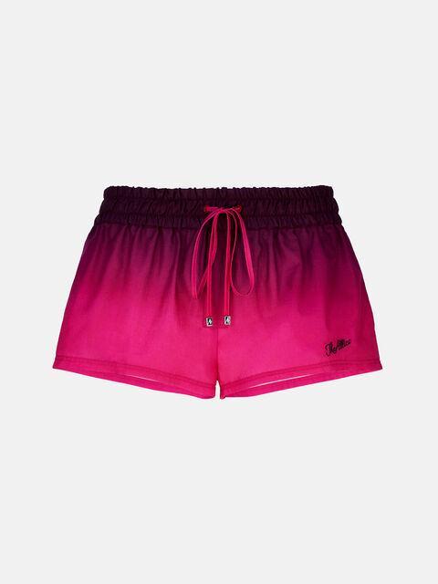 Red, fuchsia and wine short pants Product Image