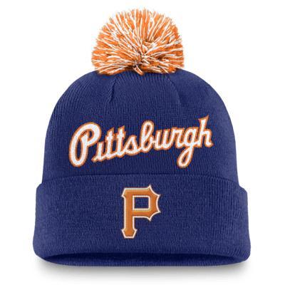 Pittsburgh Pirates Peak Men's Nike MLB Cuffed Pom Beanie Product Image