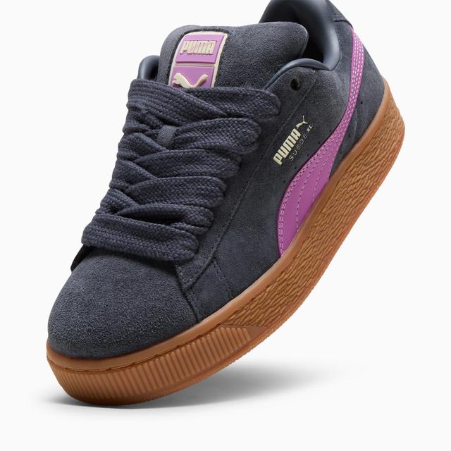 PUMA Suede XL Women's Sneakers in Galactic Grey/Wild Berry Product Image