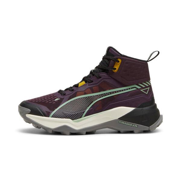 PUMA SEASONS Explore NITROâ¢ 2 Women's Mid Hiking Shoes in Midnight Plum/Green Fog/Black Product Image