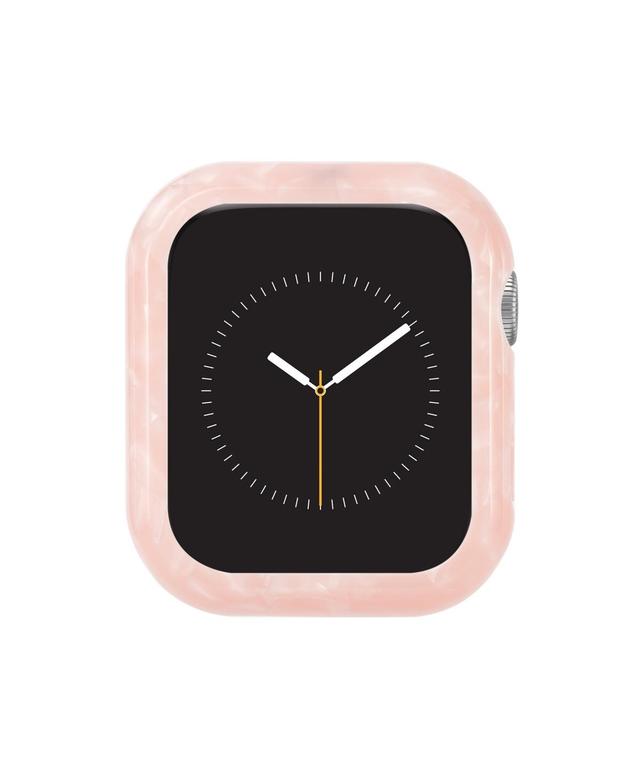 Anne Klein Womens Pink Acetate Protective Case designed for 40mm Apple Watch Product Image