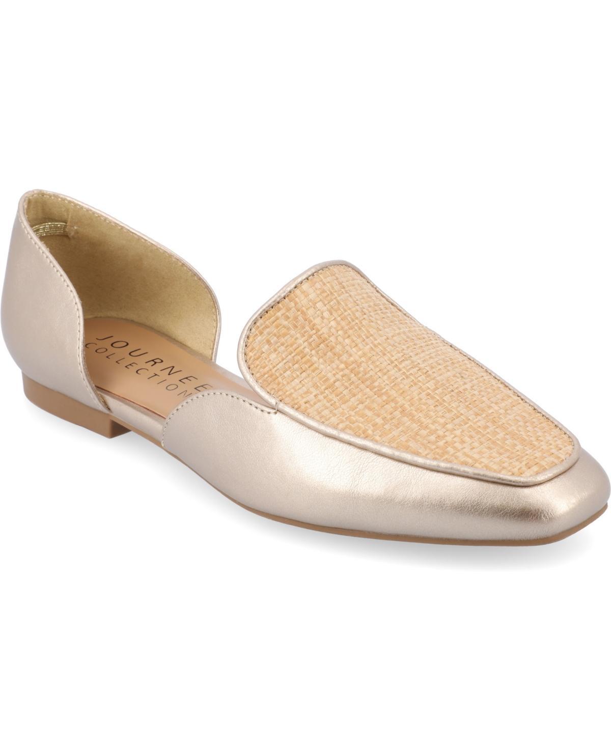 Journee Collection Womens Kennza Tru Comfort Foam Soft Faux Leather Slip-On Flats Product Image