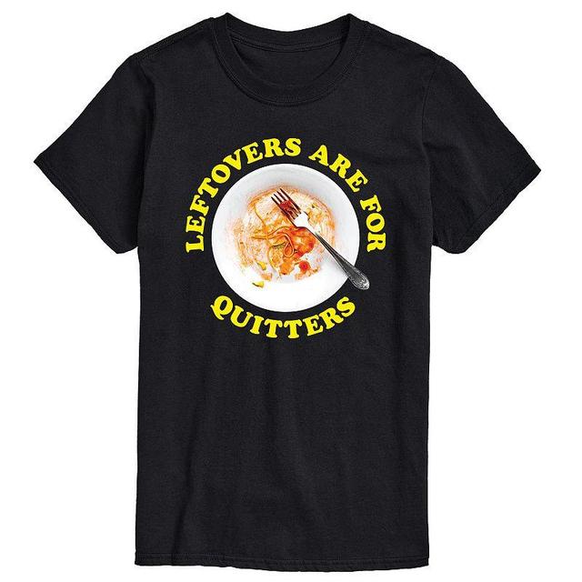 Big & Tall Leftovers Are For Quitters Graphic Tee, Mens Product Image