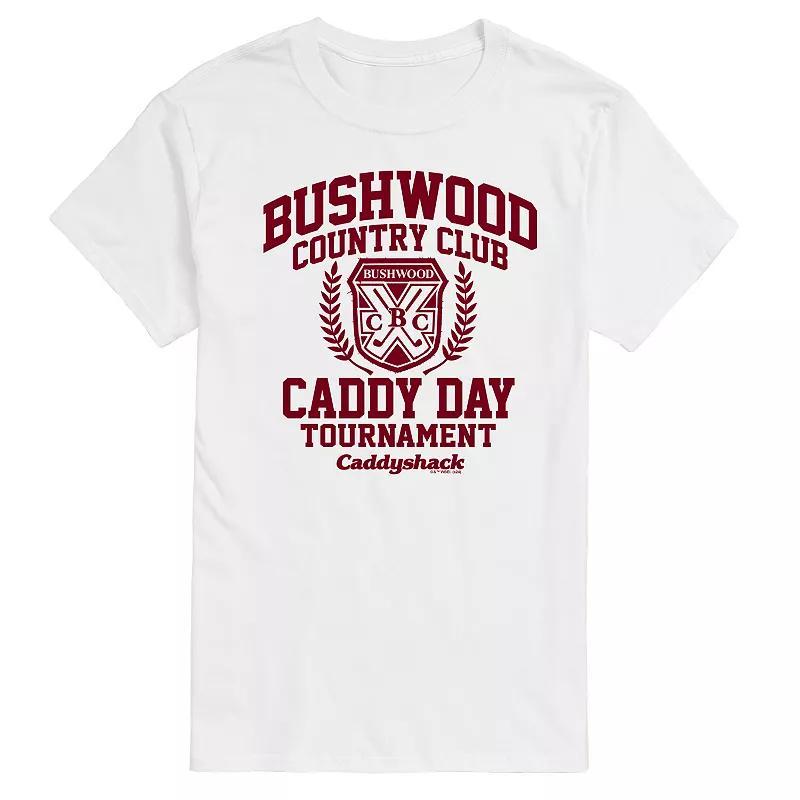 Mens Caddy Shack Bushwood Graphic Tee Grey Gray Product Image