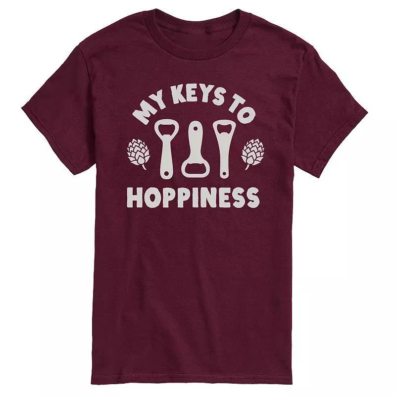 Mens My Keys to Hoppiness Graphic Tee Product Image