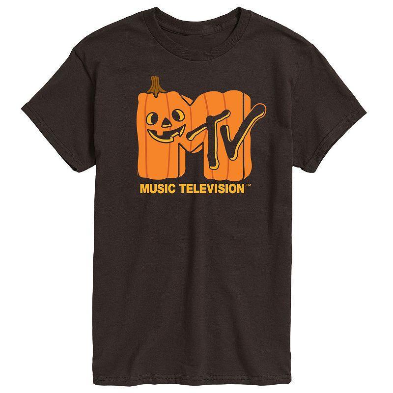 Mens MTV Jack OLantern Logo Graphic Tee Blue Product Image