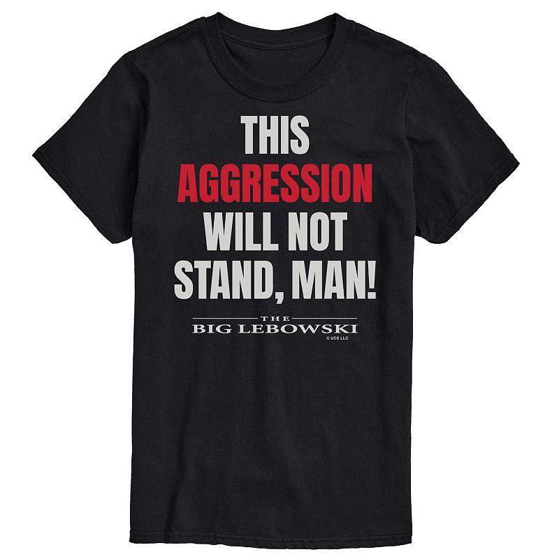 Big & Tall The Big Lebowski Will Not Stand Tee, Mens Grey Product Image