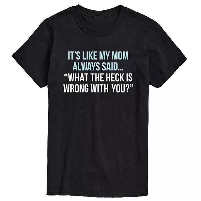 Big & Tall What The Heck Is Wrong With You Graphic Tee, Mens Product Image