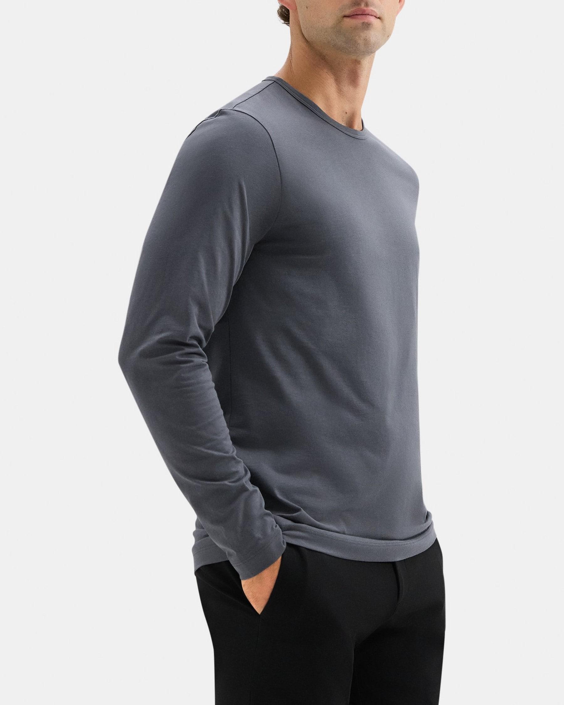 Relaxed Long-Sleeve Tee in Organic Cotton Product Image