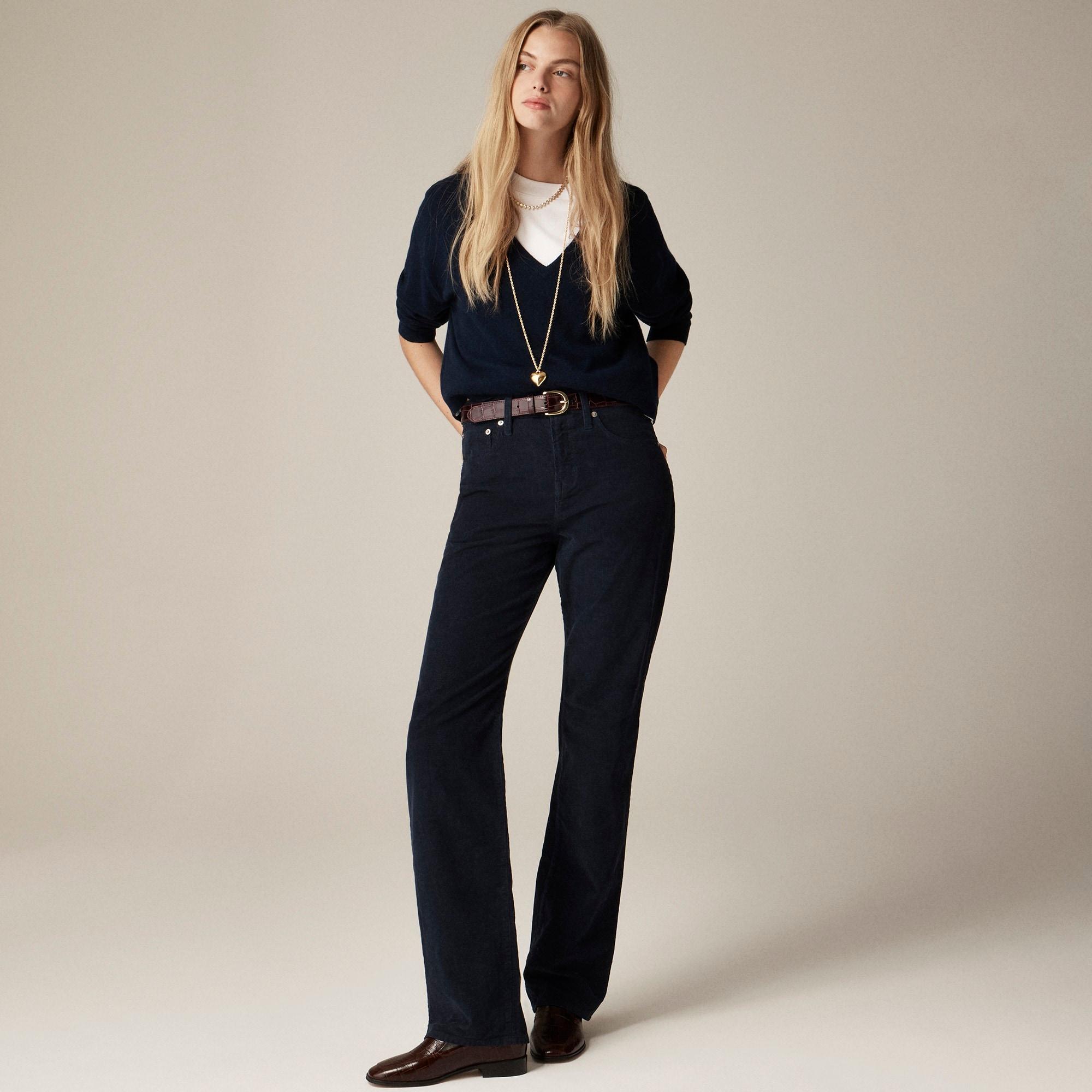 Loose straight corduroy pant Product Image