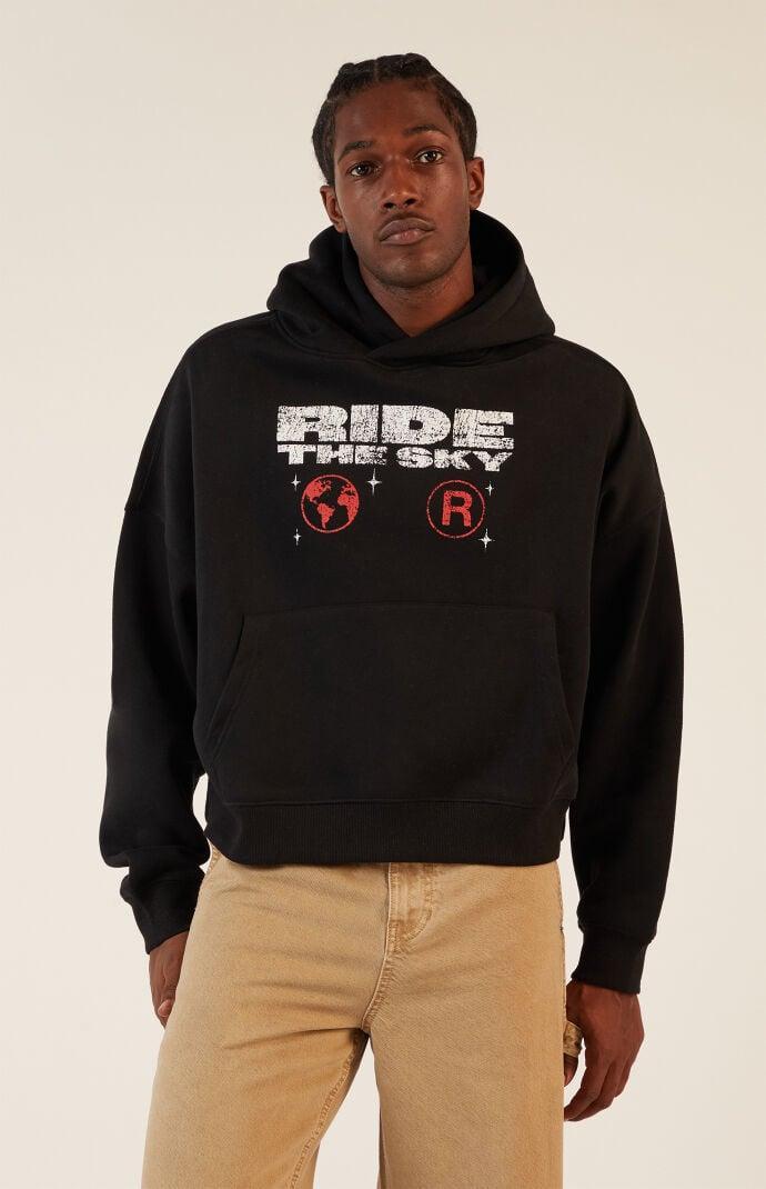 Men's Ride The Sky Cropped Hoodie Product Image