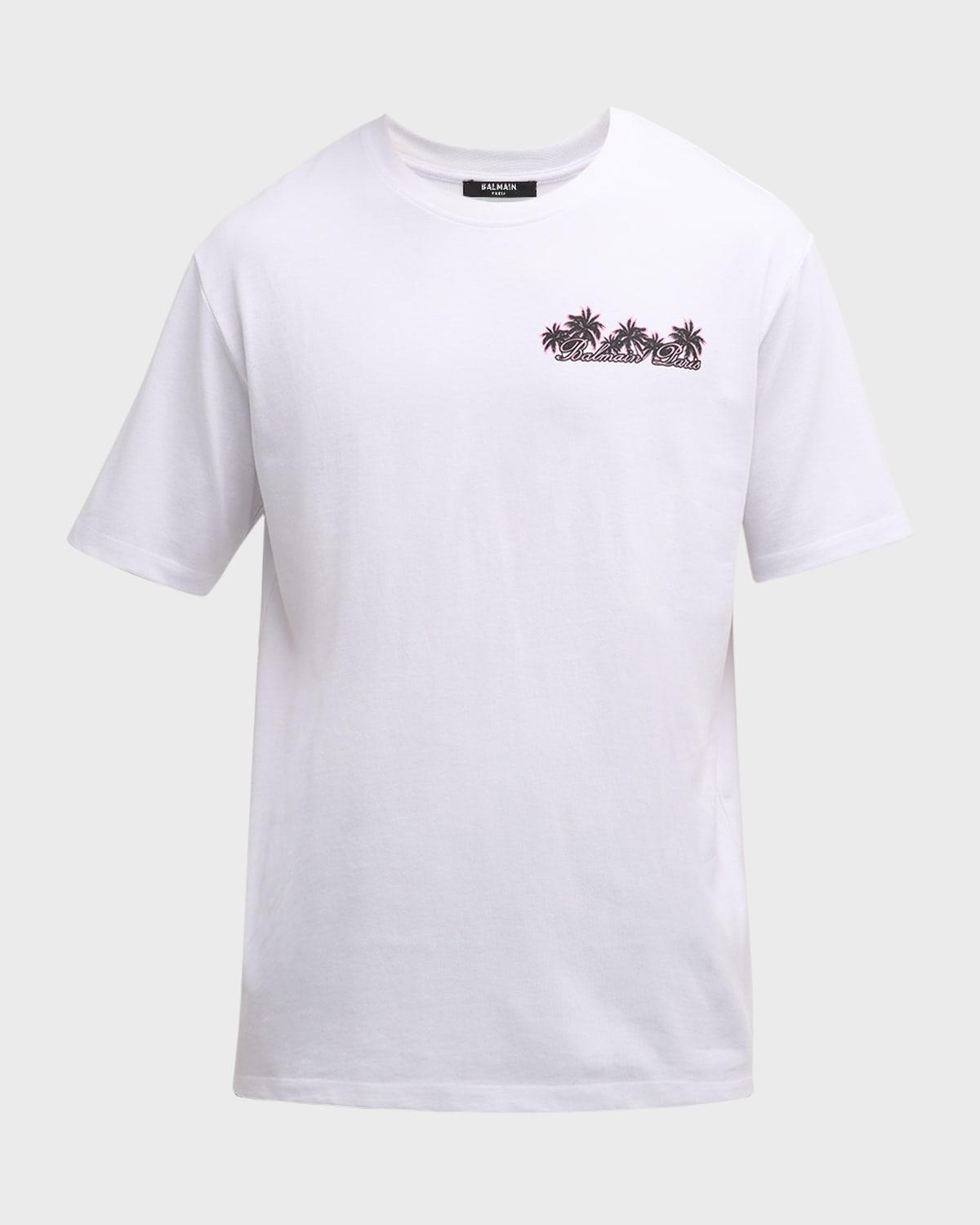 Men's Balmain Club Paris Graphic T-Shirt Product Image