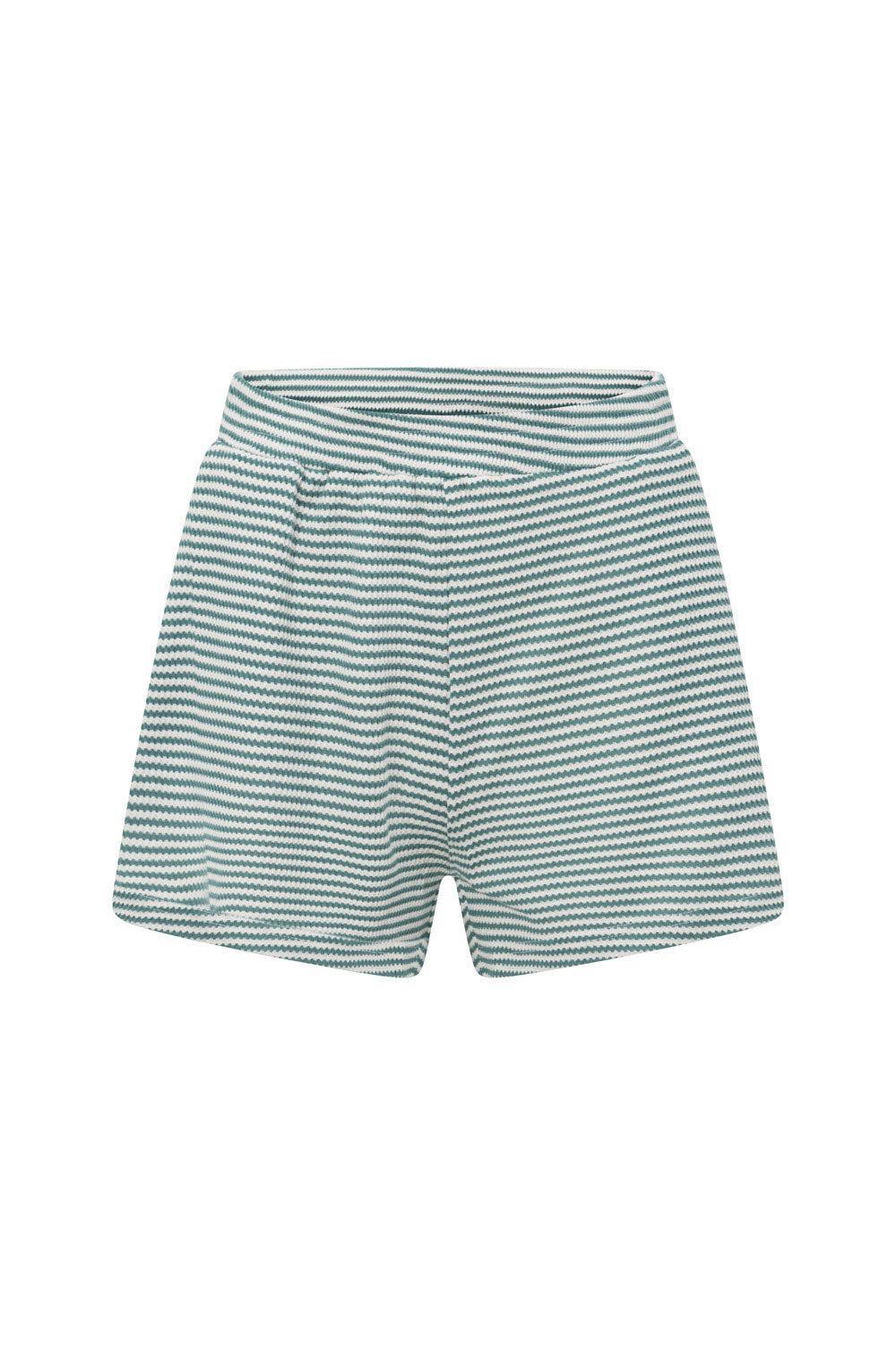 Mallory Top - Teal Stripe Product Image