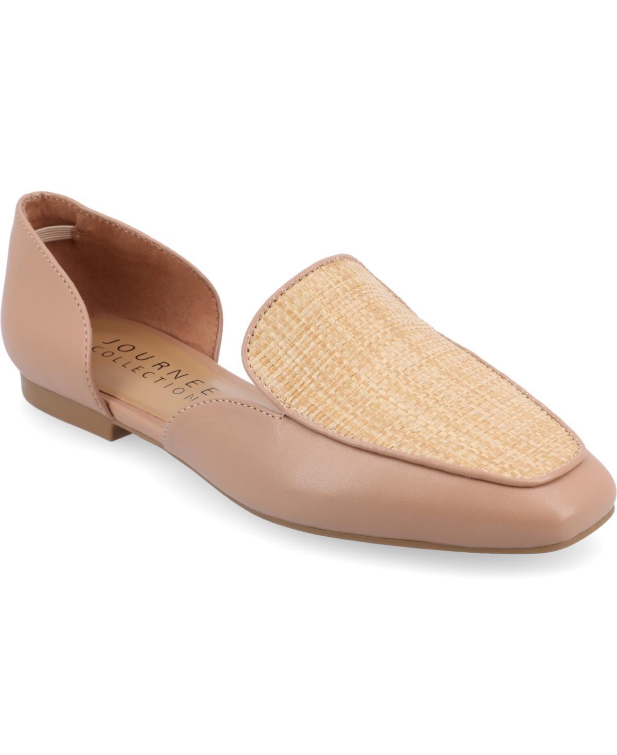 Journee Collection Womens Kennza Tru Comfort Foam Soft Faux Leather Slip-On Flats Product Image