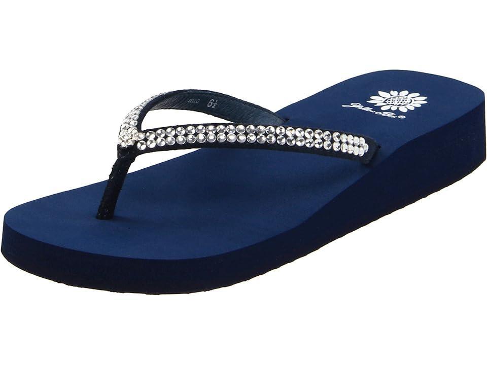 Yellow Box Jello (Navy) Women's Sandals Product Image