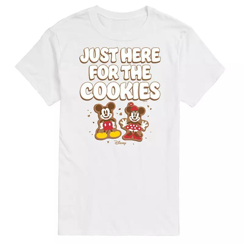 Disneys Big & Tall Just Here For The Cookies Graphic Tee, Mens Product Image