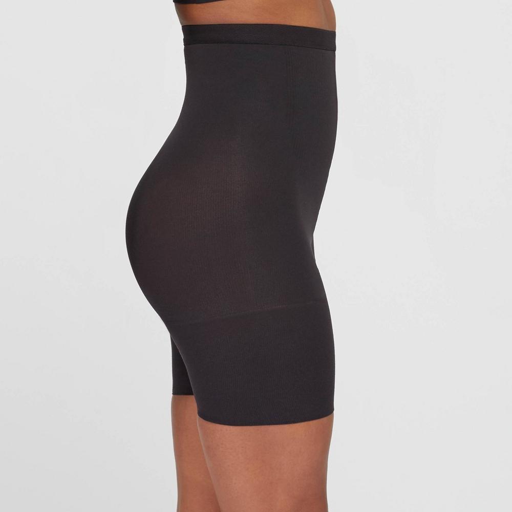 ASSETS by SPANX Womens High-Waist Mid-Thigh Super Control Shaper - Black 2 Product Image