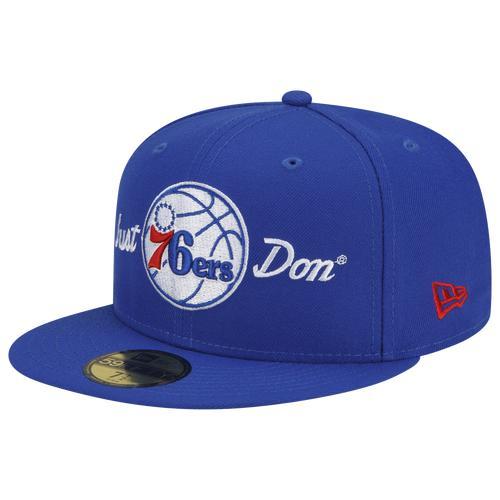 Mens New Era x Just Don Royal Philadelphia 76ers 59FIFTY Fitted Hat Product Image