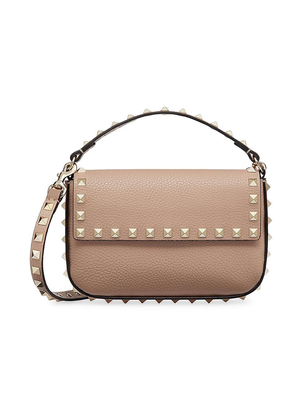 Womens Rockstud Grainy Calfskin Pouch Product Image