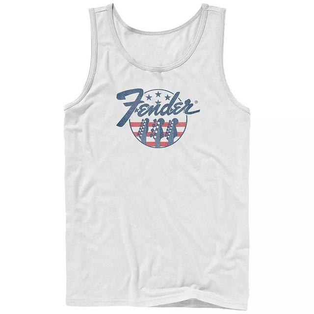 Mens Fender USA Flag Badge Graphic Tank Top Product Image