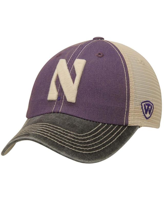 Mens Top of the World /Tan Northwestern Wildcats Offroad Trucker Hat Product Image