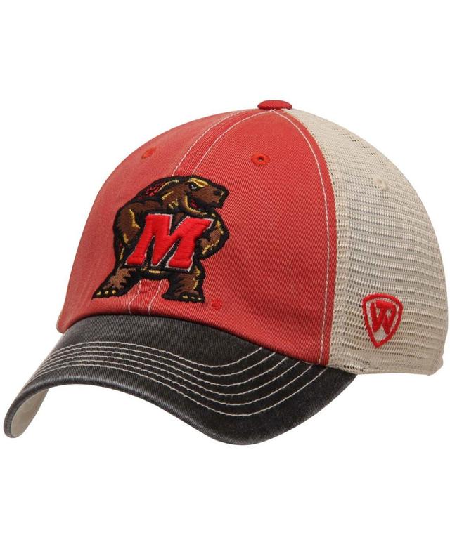 Mens Red Maryland Terrapins Offroad Trucker Adjustable Hat Product Image