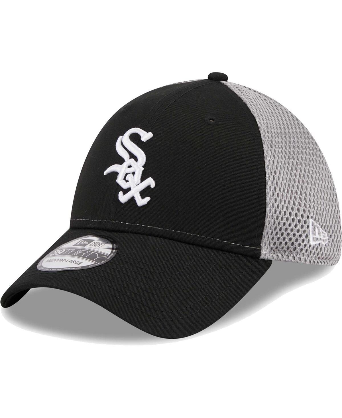 Mens New Era Black Chicago White Sox Team Neo 39THIRTY Flex Hat Product Image