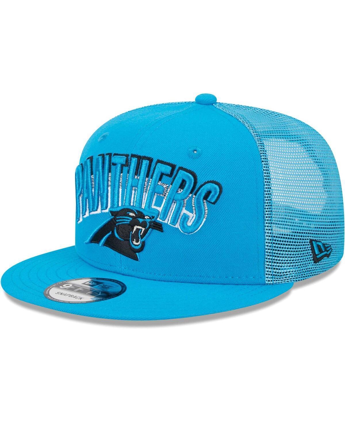 Mens New Era Carolina Panthers Grade Trucker 9FIFTY Snapback Hat Product Image