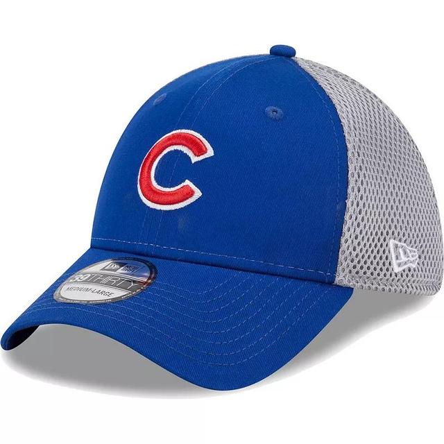 Mens New Era Royal Chicago Cubs Team Neo 39THIRTY Flex Hat Product Image