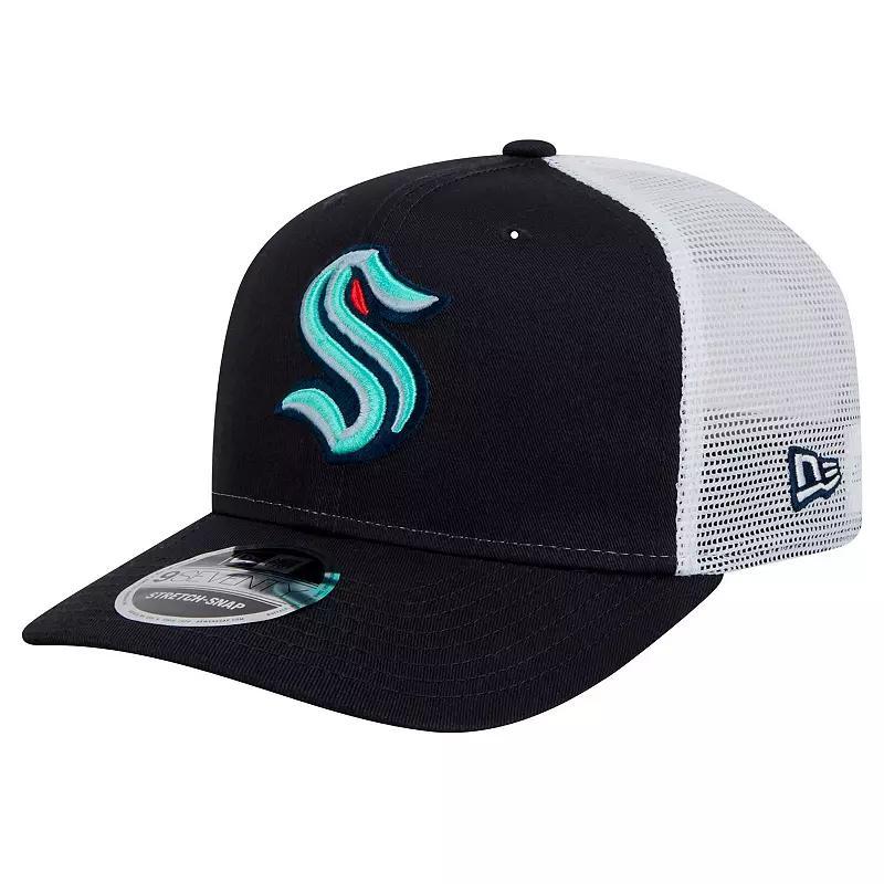 Mens New Era Deep Sea Blue Seattle Kraken Core Trucker 9SEVENTY Stretch-Snap Hat, Krk Blue Product Image