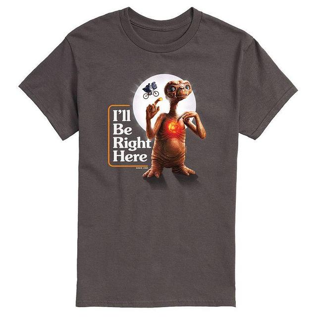 Mens ET Be Right Here Tee Grey Product Image