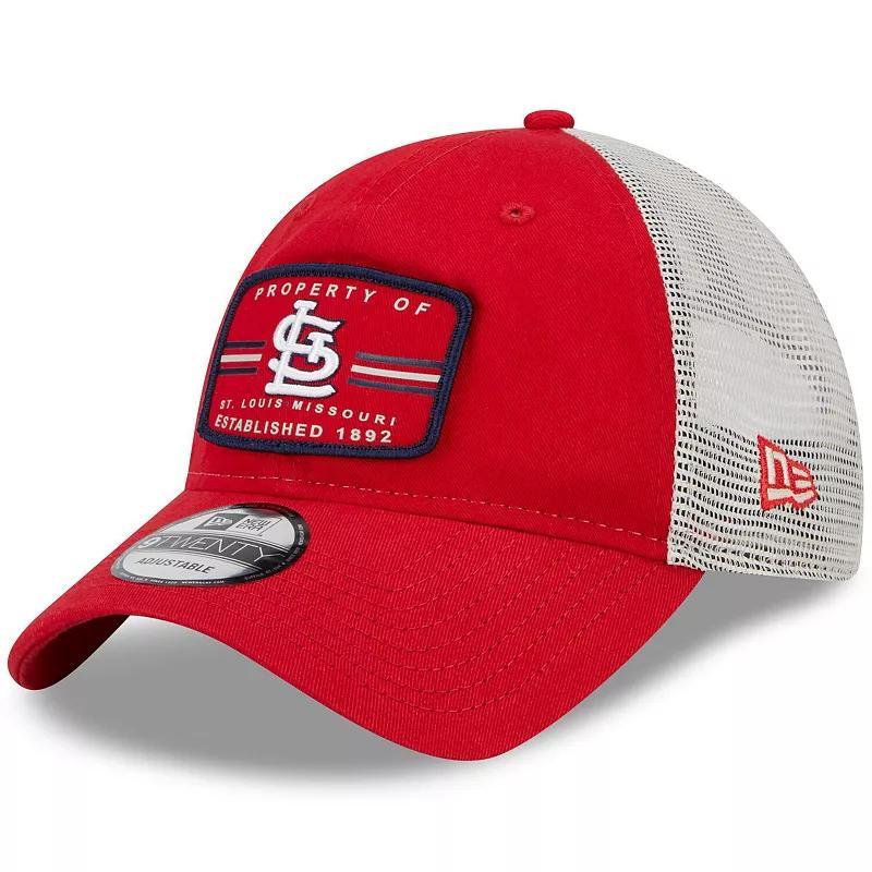 Mens New Era St. Louis Cardinals Property Trucker 9TWENTY Snapback Hat Product Image