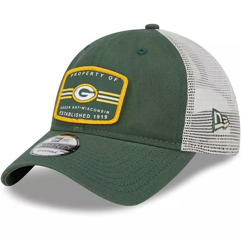 Mens New Era Bay Packers Property Trucker 9TWENTY Snapback Hat Product Image