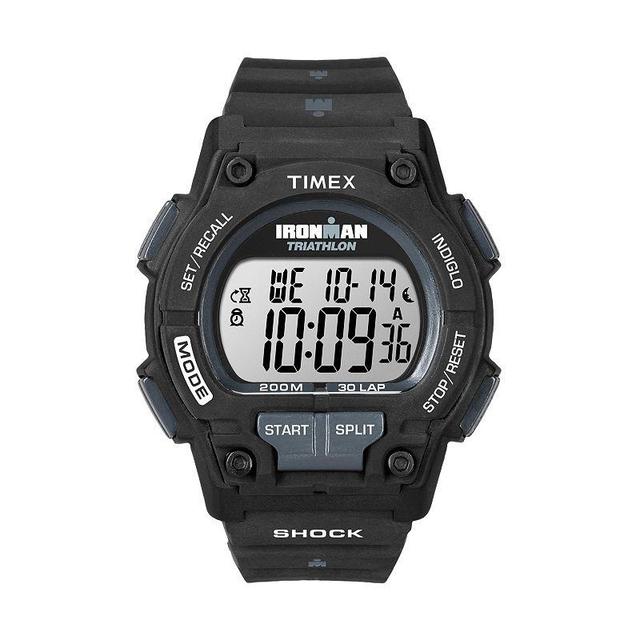 Timex Mens Ironman 30-Lap Digital Watch - T5K1969J, Black Product Image