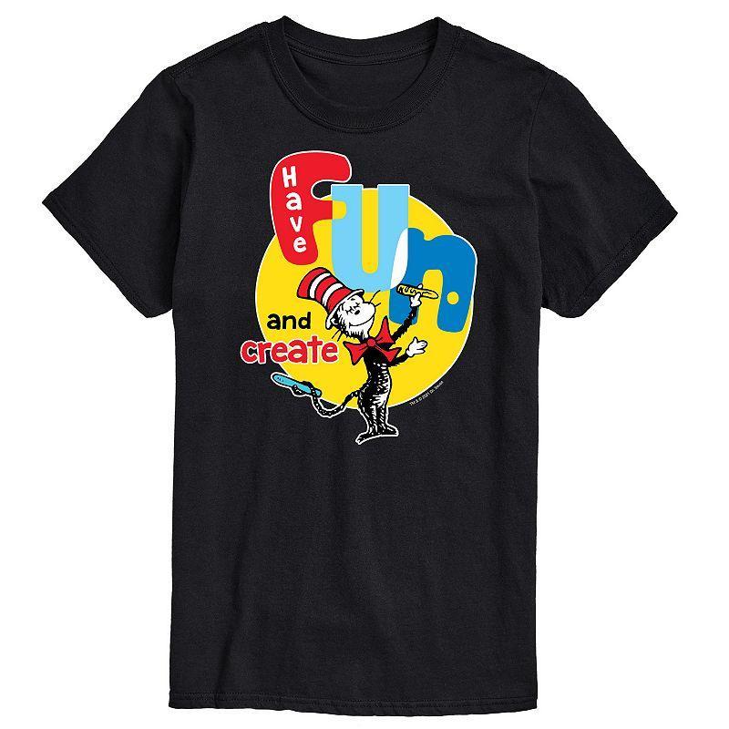 Mens Dr. Seuss Have Fun And Create Tee Product Image