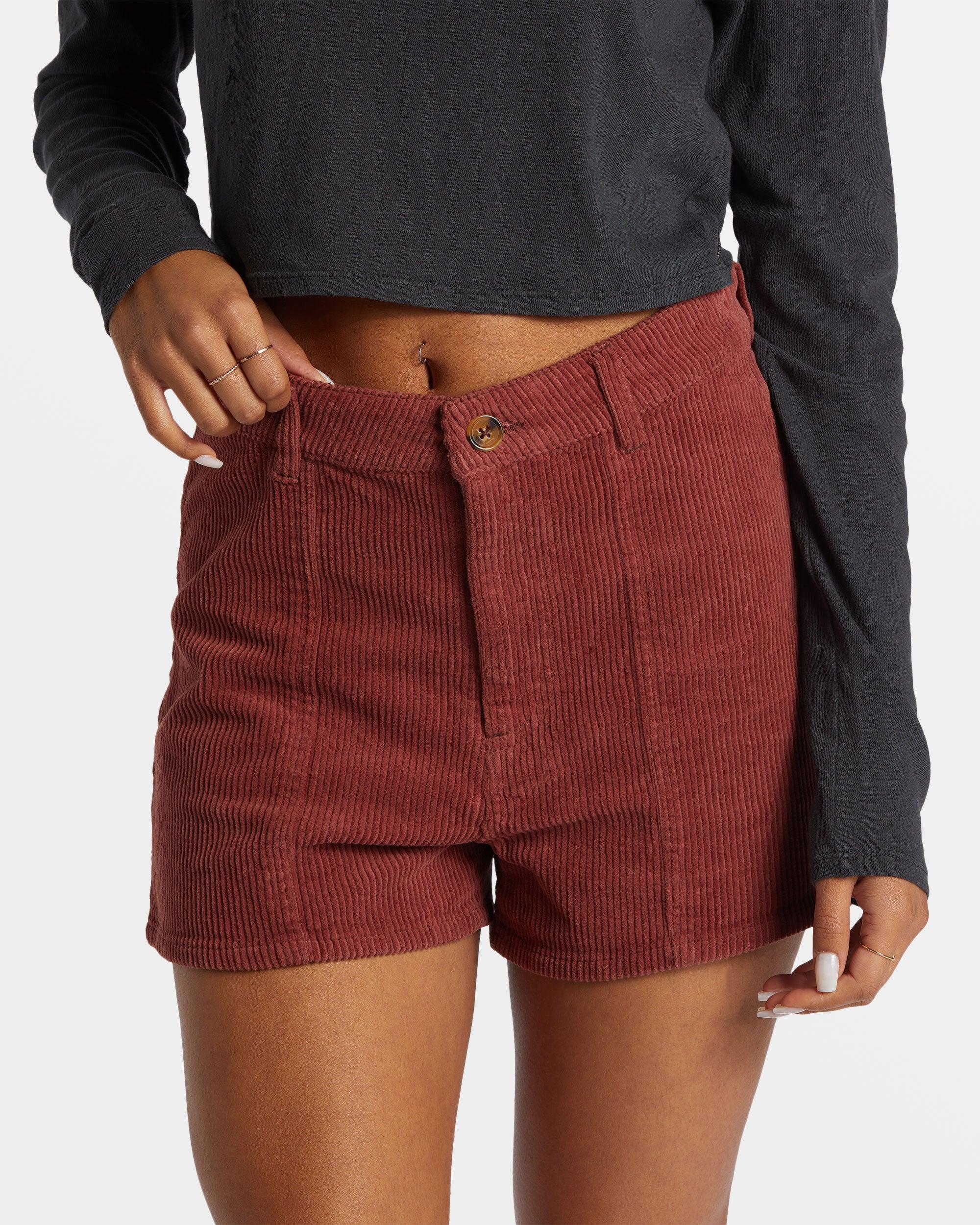 Free Fall Corduroy Short - Choc Chip Female Product Image