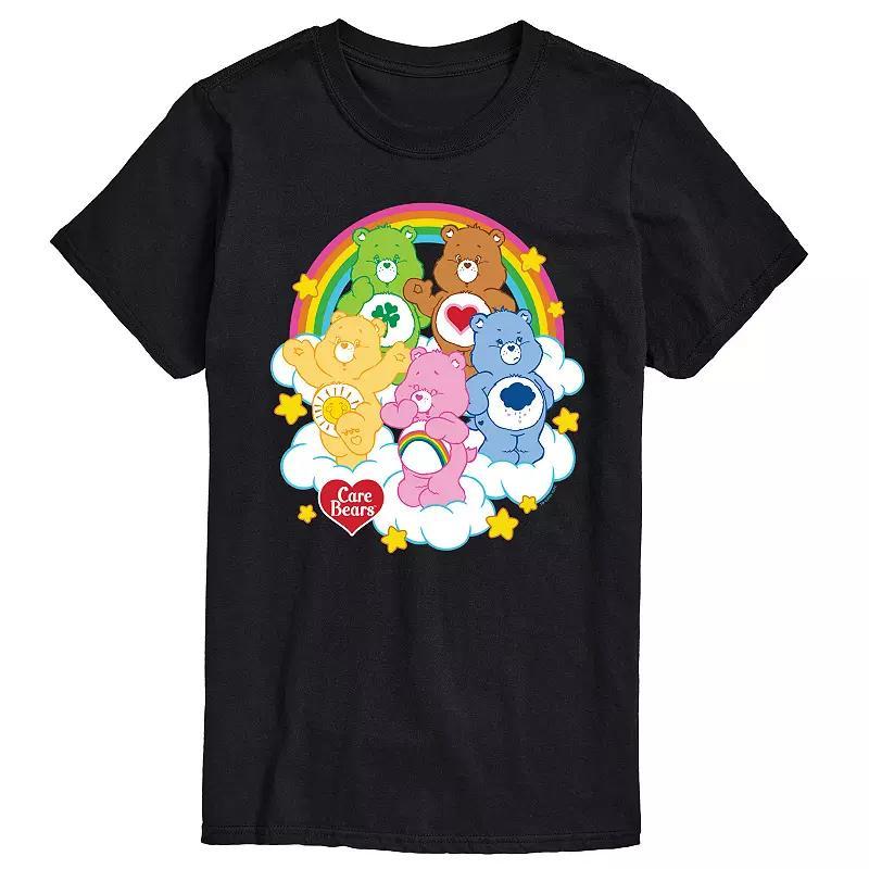 Big & Tall Care Bears Group On Clouds Graphic Tee, Mens Product Image