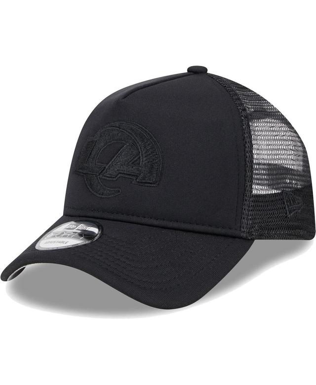 Mens New Era Los Angeles Rams All Day A-Frame Trucker 9FORTY Adjustable Hat Product Image